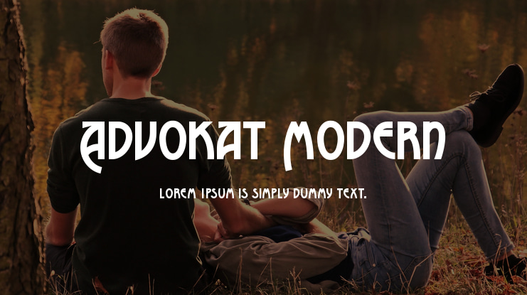 Advokat Modern Font
