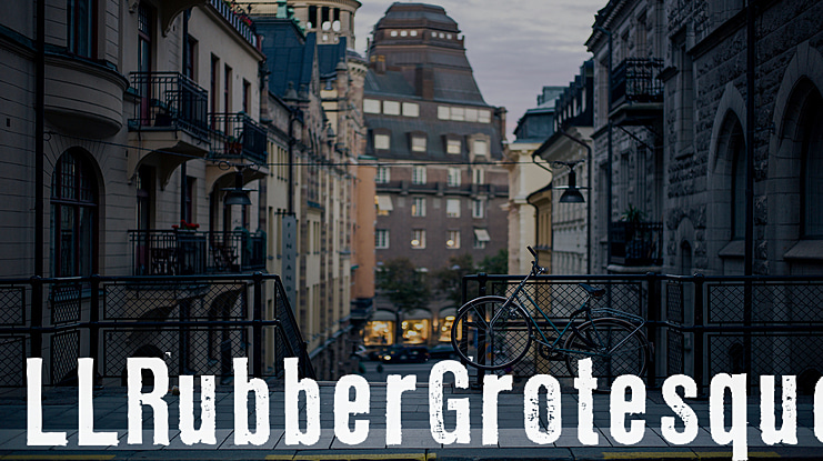 LL Rubber Grotesque Font Family
