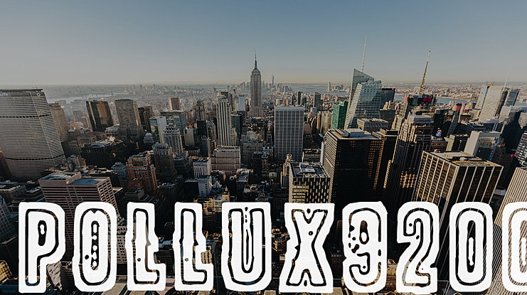 POLLUX9200 Font Family