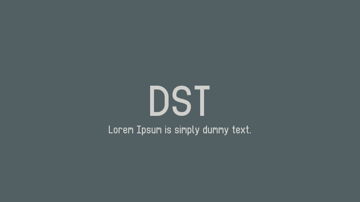 DST Font