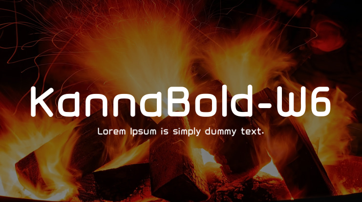 KannaBold-W6 Font Family