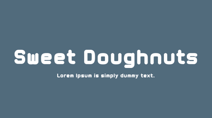 Sweet Doughnuts Font