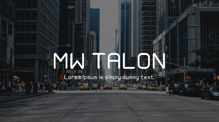 MW TALON Font