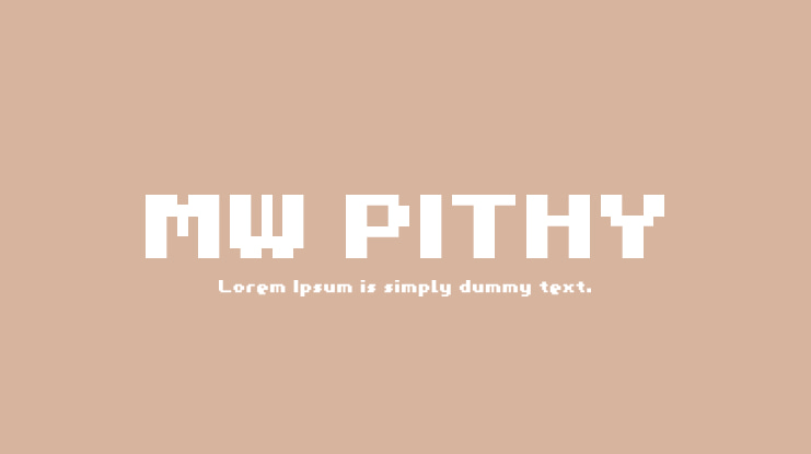 MW PITHY Font