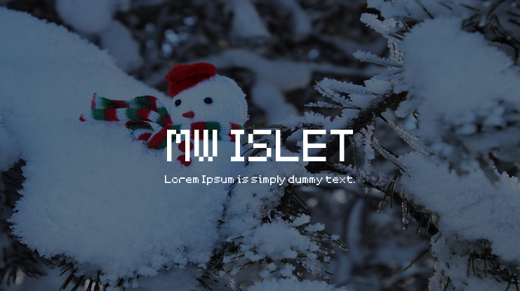 MW ISLET Font