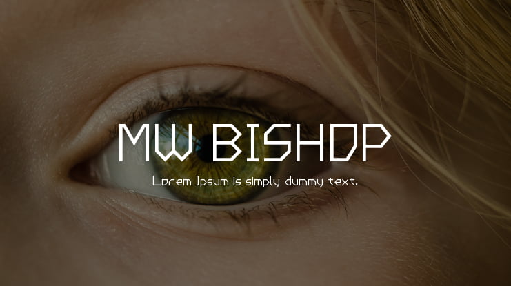 MW BISHOP Font