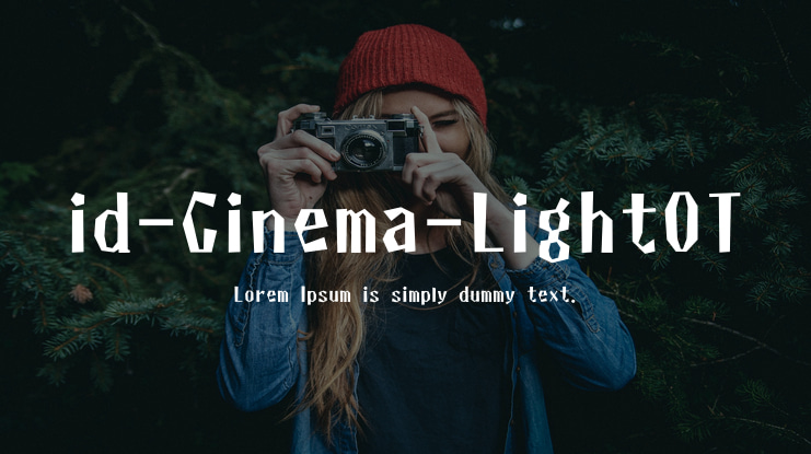 id-Cinema-LightOT Font