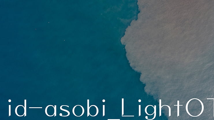 id-asobi_LightOT Font