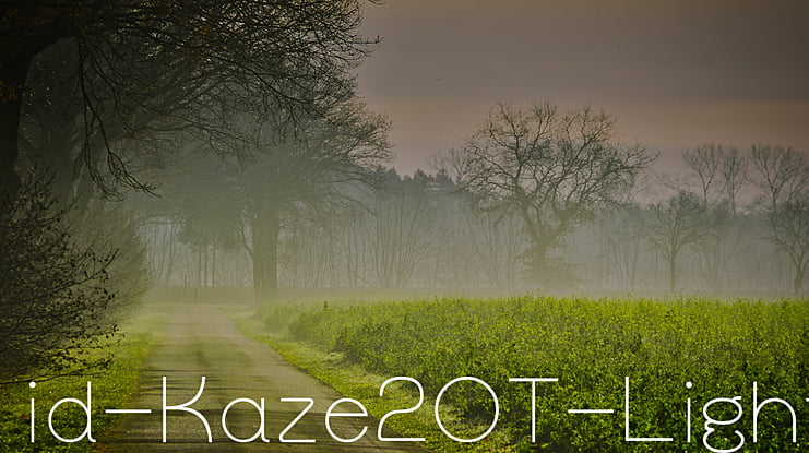 id-Kaze2OT- Font