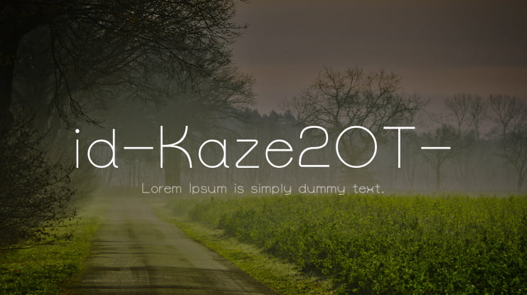 id-Kaze2OT- Font