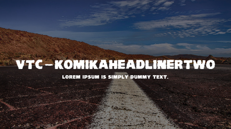 VTC-KomikaHeadLinerTwo Font Family