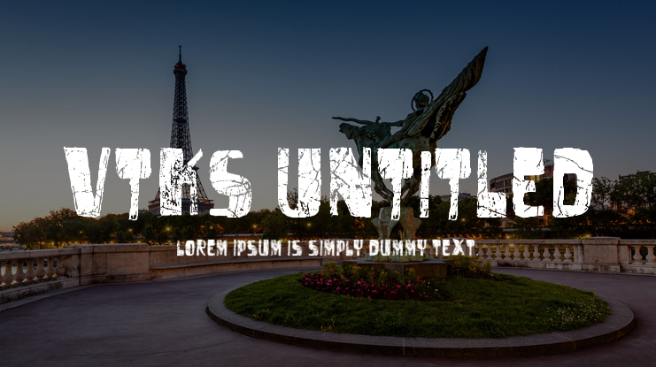 Vtks Untitled Font
