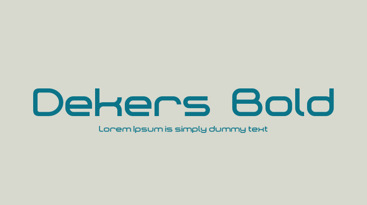 Dekers_Bold Font Family