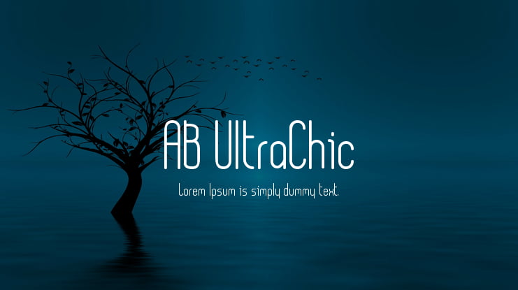 AB UltraChic Font
