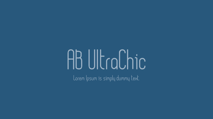 AB UltraChic Font