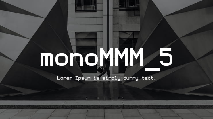monoMMM_5 Font