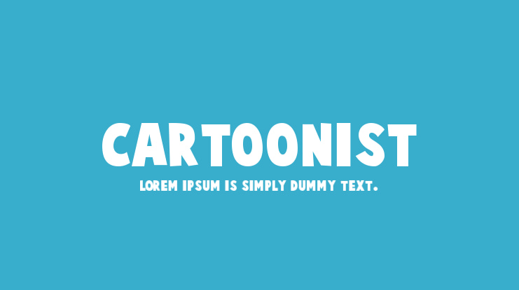 Cartoonist Font