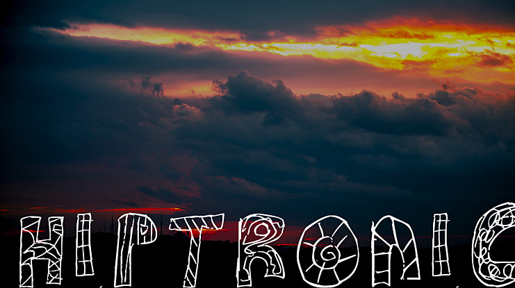 HIPTRONIC Font
