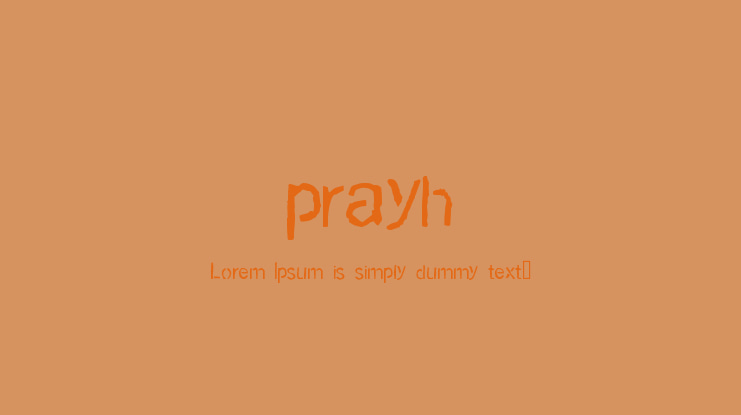 prayh Font