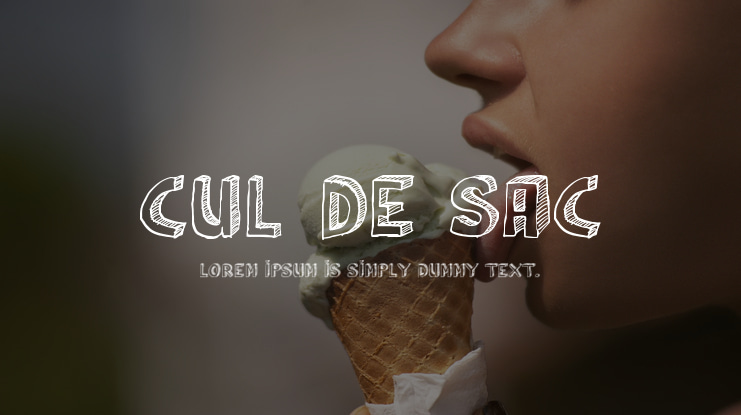 Cul De Sac Font