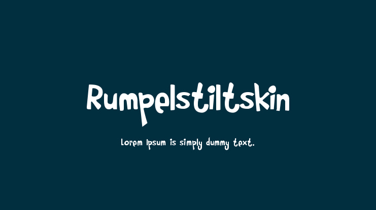 Rumpelstiltskin Font
