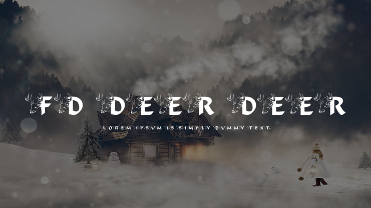 FD Deer Deer Font