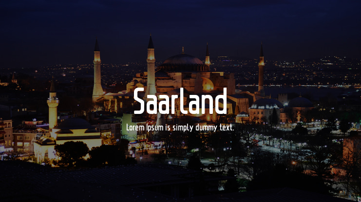 Saarland Font