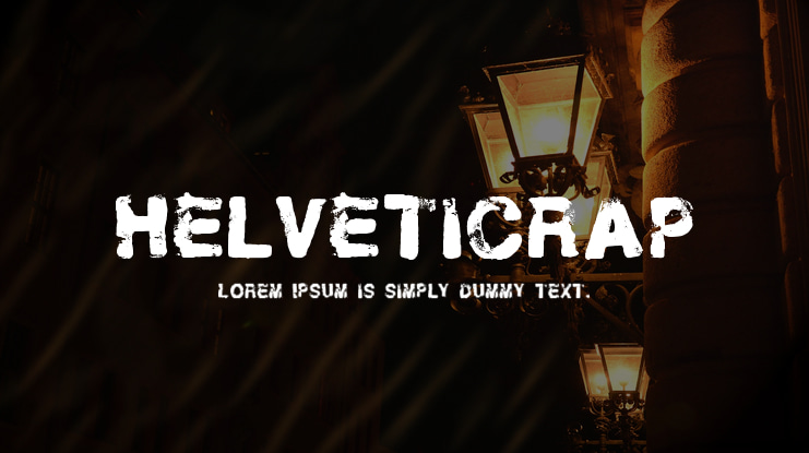 Helveticrap Font