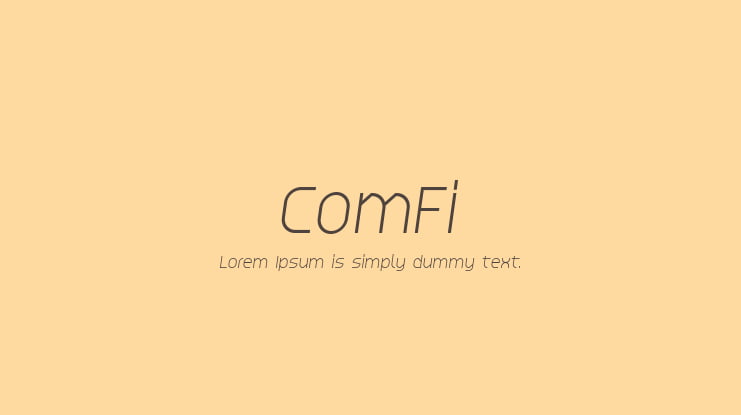 ComFi Font Family