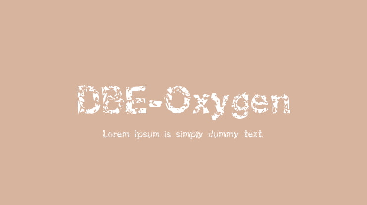DBE-Oxygen Font