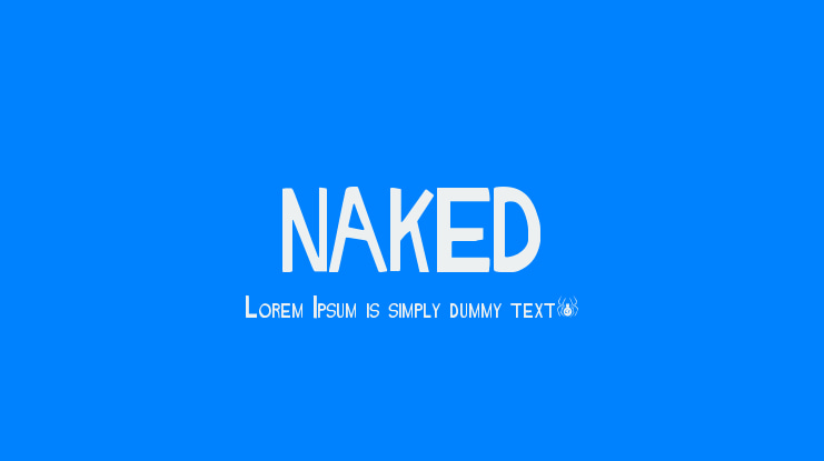 NAKED Font