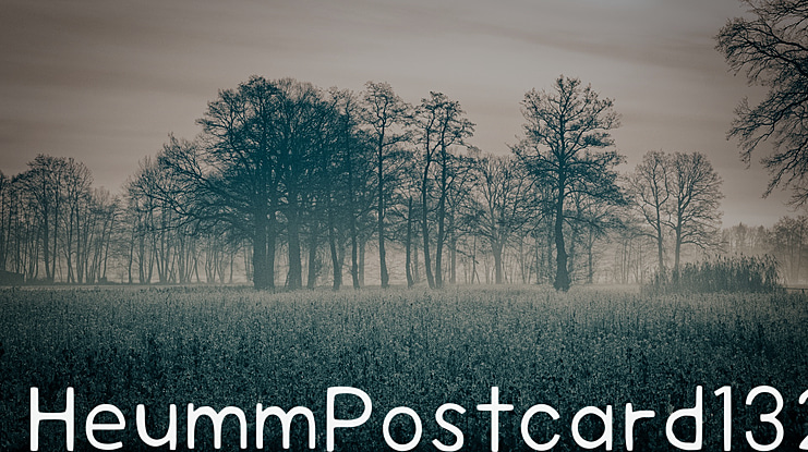 HeummPostcard132 Font