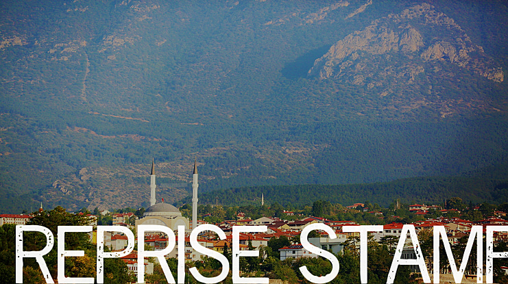 Reprise Stamp Font
