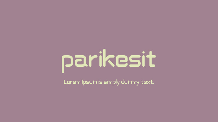 parikesit Font