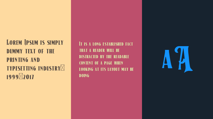 American Label Font Family