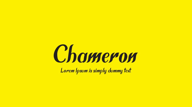 Chameron Font