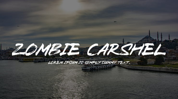 Zombie Carshel Font