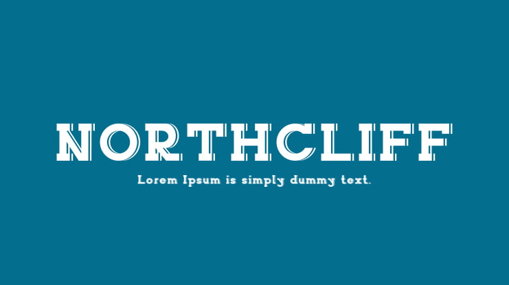 NORTHCLIFF Font Family