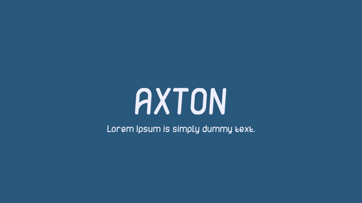 AXTON Font Family