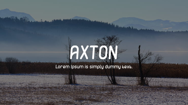 AXTON Font Family