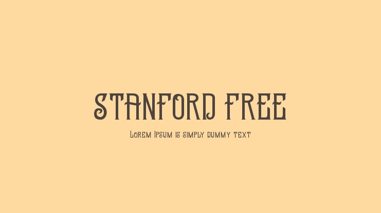 STANFORD FREE Font