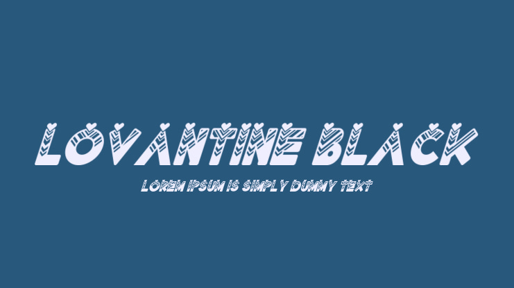 Lovantine Black Font Family