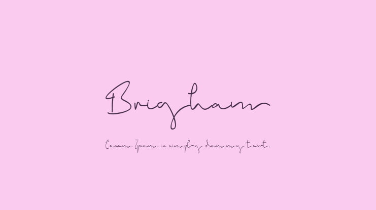 Brigham Font