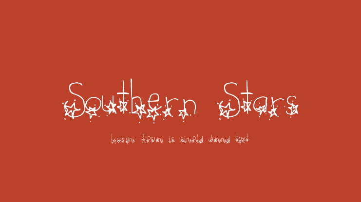 Southern Stars Font