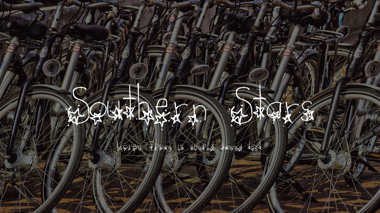 Southern Stars Font