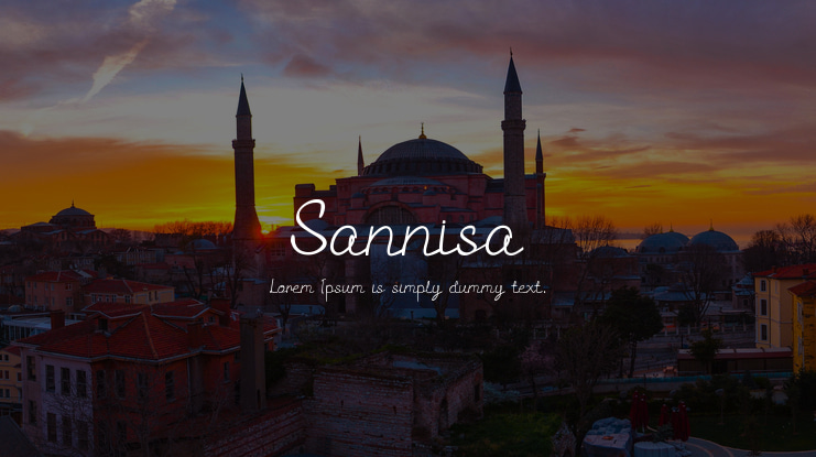 Sannisa Font