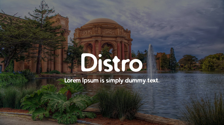 Distro Font Family
