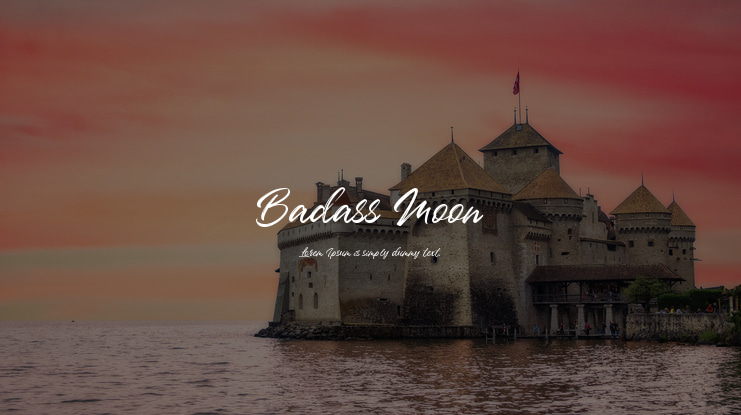 Badass Moon Font