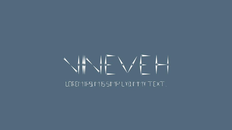 nineveh Font