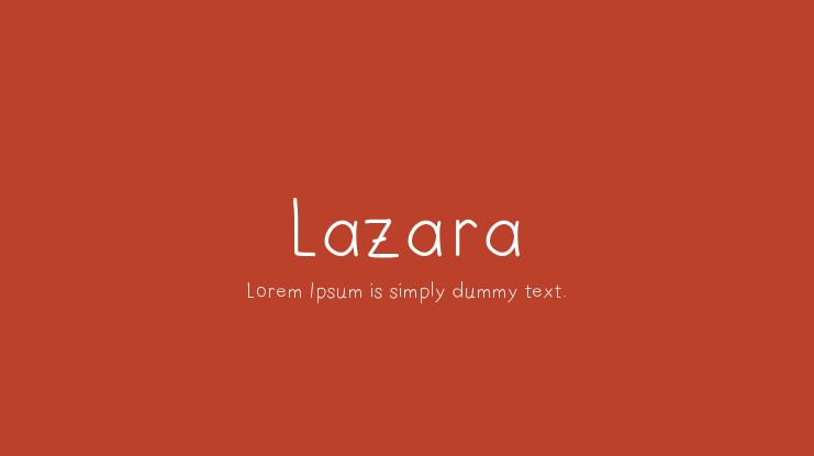Lazara Font